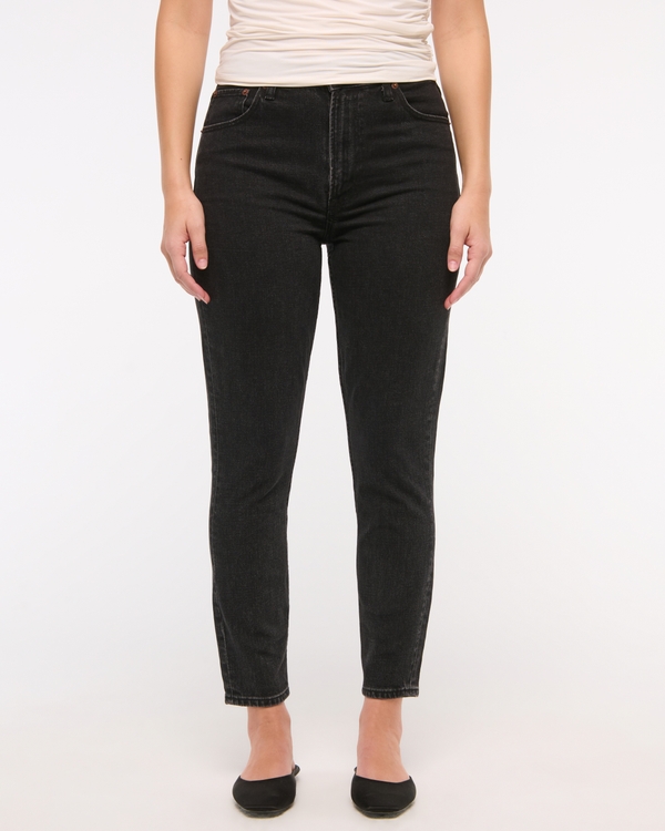 Curve Love High Rise Skinny Jean, Black view 2